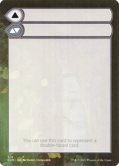 Double-Faced Substitute Card · Kaldheim Substitute Cards 3/9