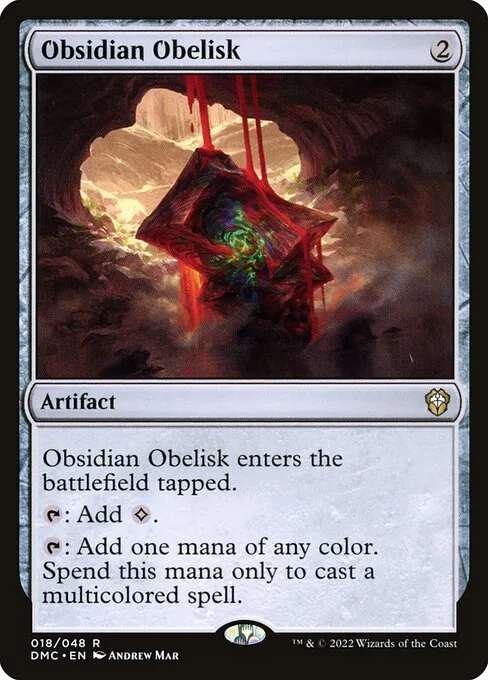 Obsidian Obelisk · Dominaria United Commander 18/240