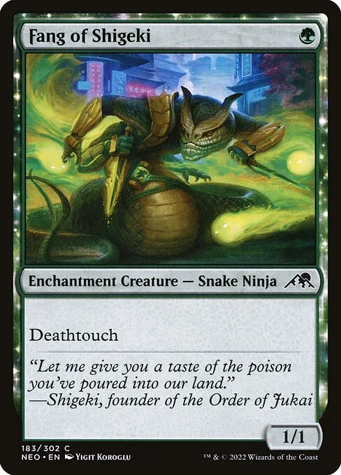 Fang of Shigeki · Kamigawa: Neon Dynasty 183/531