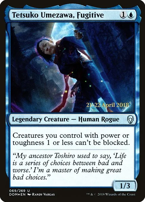 Tetsuko Umezawa, Fugitive · Dominaria Promos 69s/118