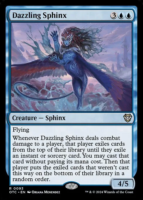 Dazzling Sphinx · Outlaws of Thunder Junction Commander 93/342