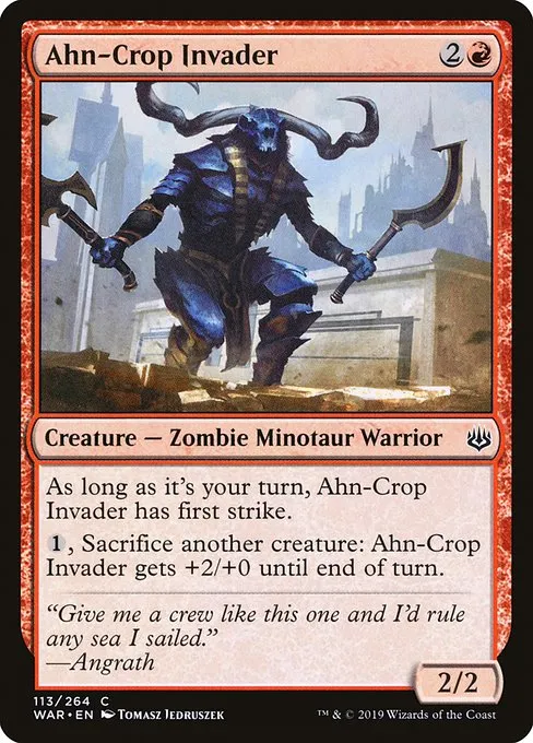 Ahn-Crop Invader · War of the Spark 113/312