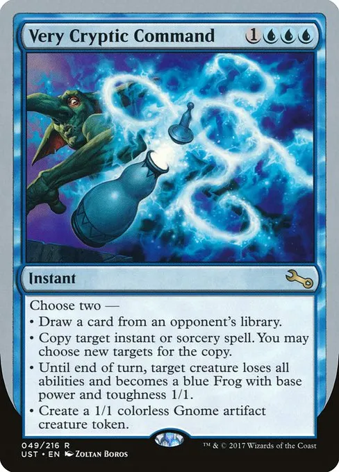 Very Cryptic Command · Unstable 49c/268