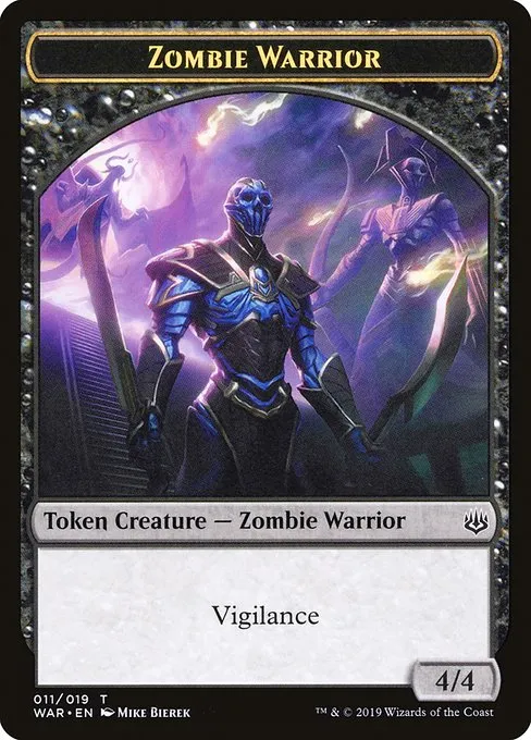 Zombie Warrior · War of the Spark Tokens 11/19
