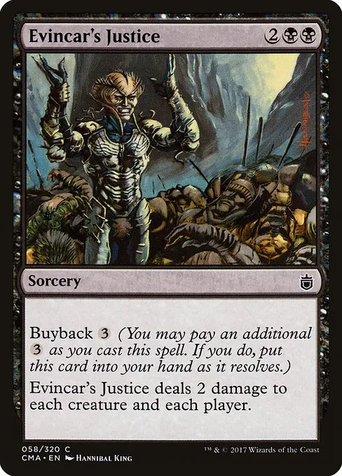 Evincar's Justice · Commander Anthology 58/320