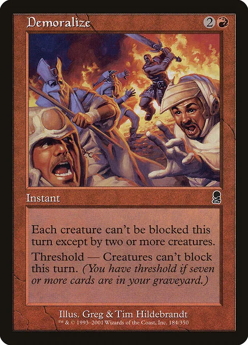 Demoralize · Odyssey 184/353