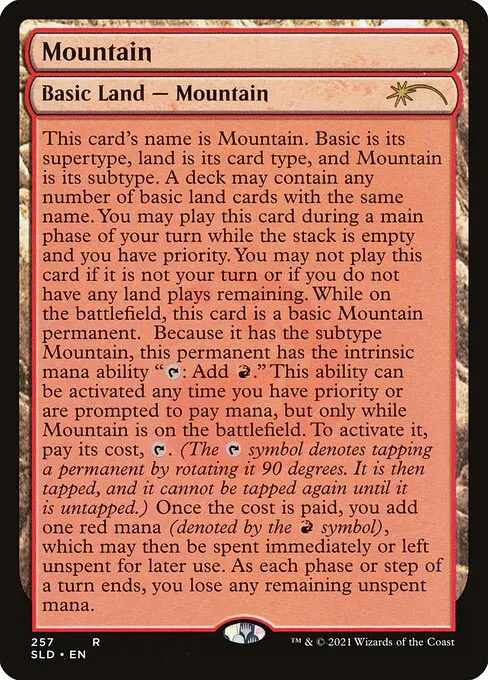 Mountain · Secret Lair Drop 257/2547