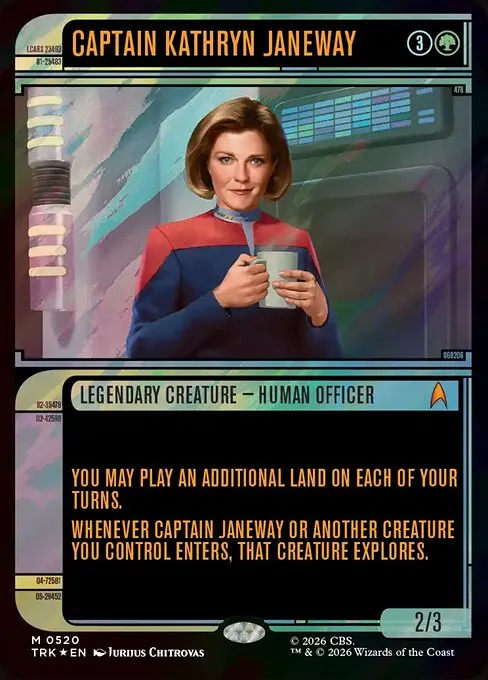 Captain Kathryn Janeway · Star Trek 520