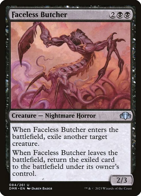 Faceless Butcher · Dominaria Remastered 84/457