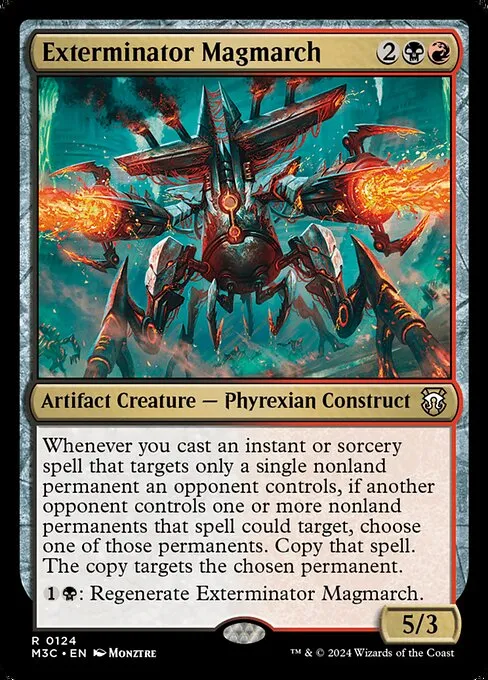 Exterminator Magmarch · Modern Horizons 3 Commander 124/398