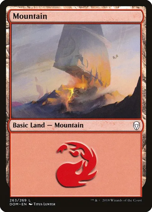 Mountain · Dominaria 263/280