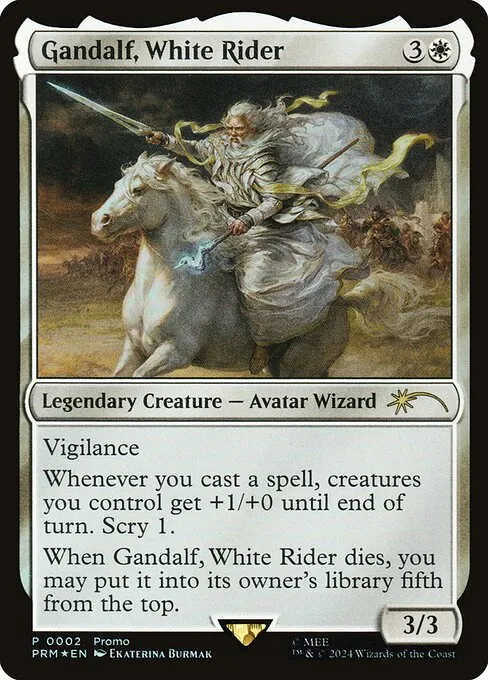 Gandalf, White Rider · Tales of Middle-earth Deluxe Commander Kit 2/4
