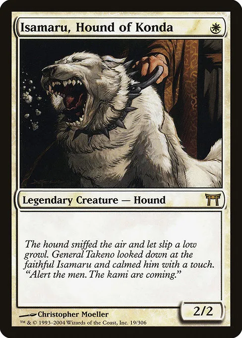 Isamaru, Hound of Konda · Champions of Kamigawa 19/307