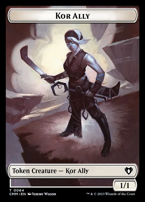 Kor Ally · Commander Masters Tokens 64/81