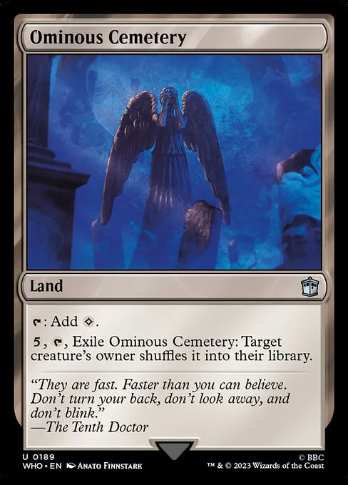 Ominous Cemetery · Doctor Who 189/1178