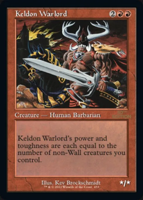 Keldon Warlord · 30th Anniversary Edition 453/594