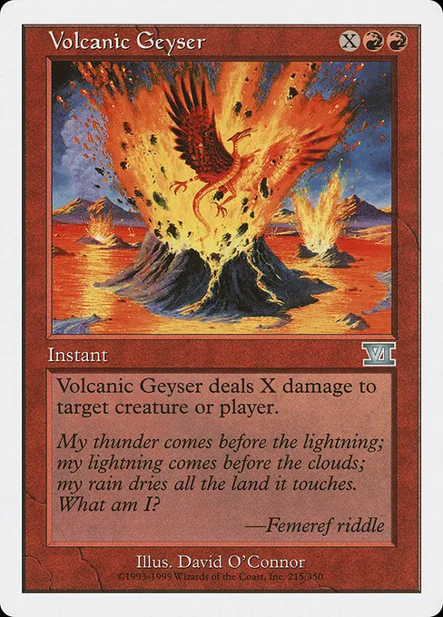 Volcanic Geyser · Classic Sixth Edition 215/351