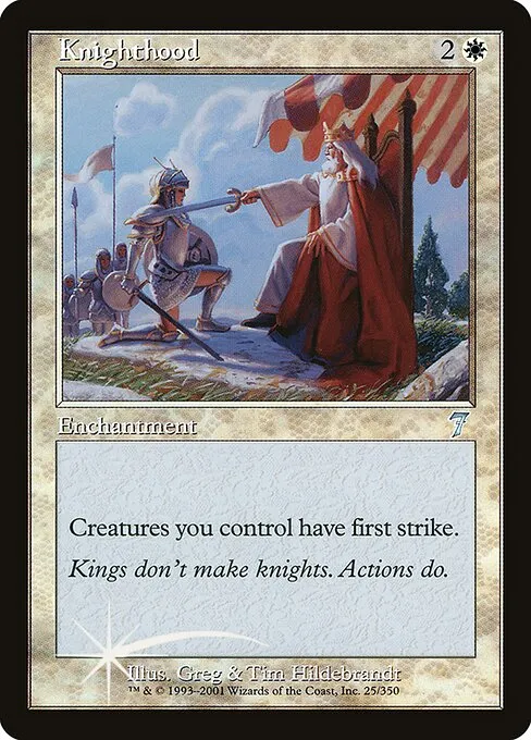 Knighthood · Seventh Edition 25★/708