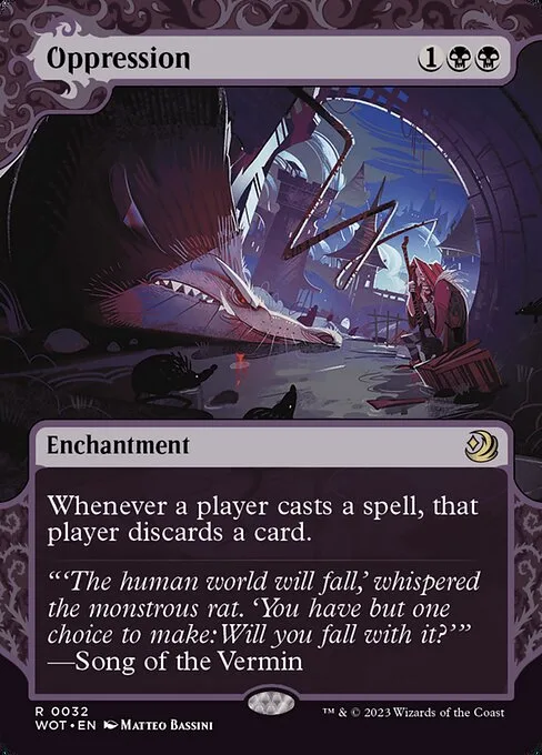 Oppression · Wilds of Eldraine: Enchanting Tales 32/103