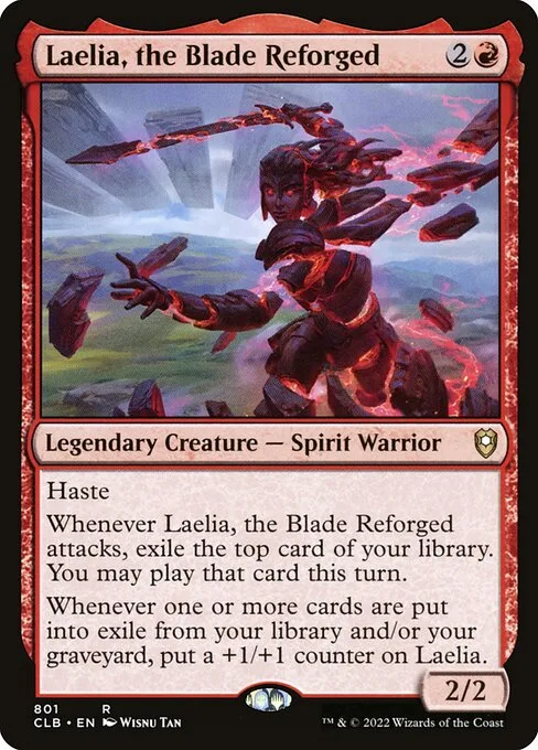 Laelia, the Blade Reforged · Commander Legends: Battle for Baldur's Gate 801/936