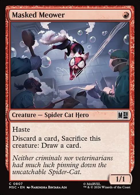 Masked Meower · Marvel Super Heroes Commander 807/9