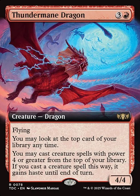 Thundermane Dragon · Tarkir: Dragonstorm Commander 78/413