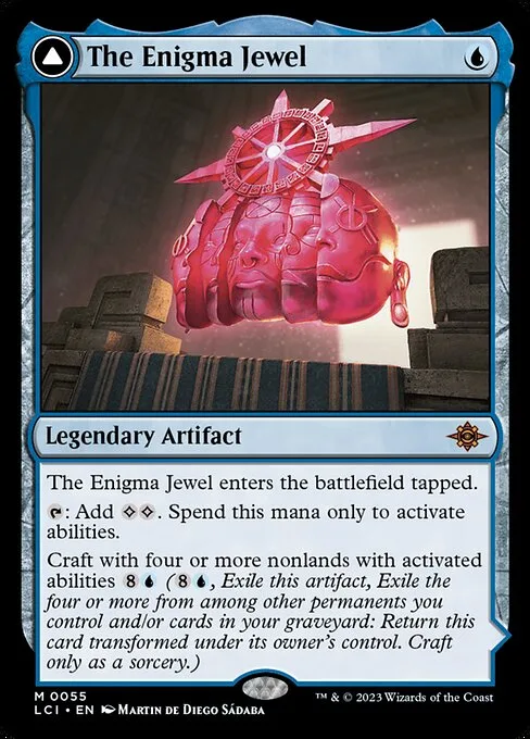 The Enigma Jewel // Locus of Enlightenment · The Lost Caverns of Ixalan 55/416