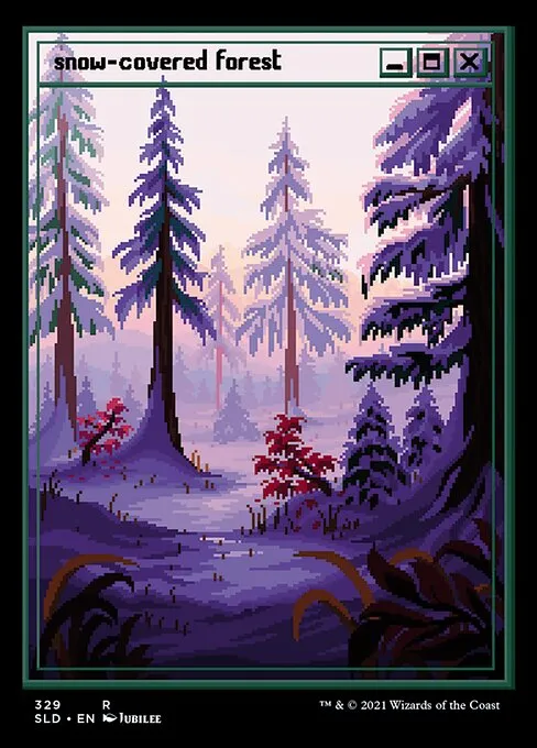 Snow-Covered Forest · Secret Lair Drop 329/2547