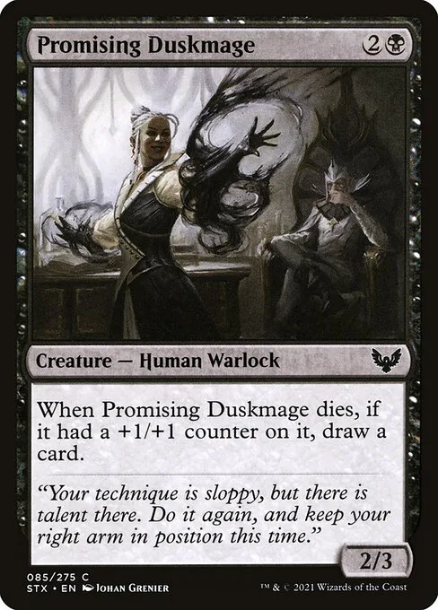 Promising Duskmage · Strixhaven: School of Mages 85/393