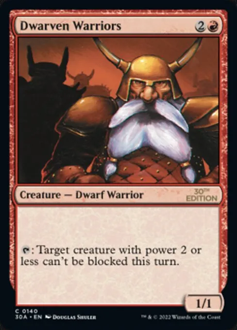 Dwarven Warriors · 30th Anniversary Edition 140/594