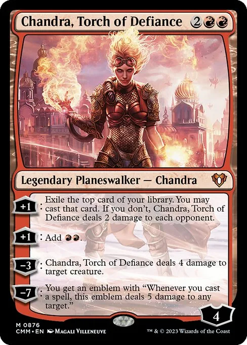 Chandra, Torch of Defiance · Commander Masters 876/1067