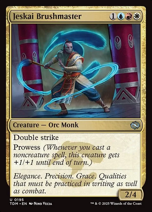 Jeskai Brushmaster · Tarkir: Dragonstorm 195/427