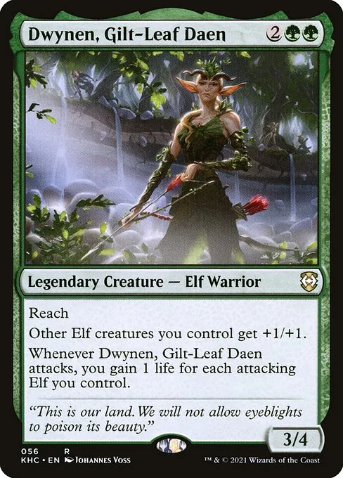 Dwynen, Gilt-Leaf Daen · Kaldheim Commander 56/119