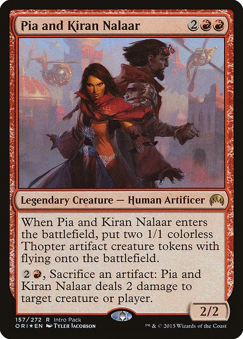 Pia and Kiran Nalaar · Magic Origins Promos 157/54