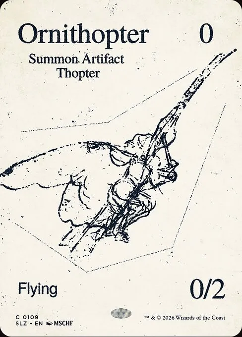 Ornithopter · The Zeta Set 109/21