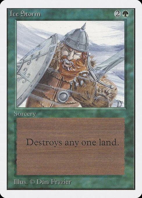 Ice Storm · Unlimited Edition 202/302