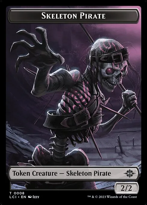 Skeleton Pirate · The Lost Caverns of Ixalan Tokens 8/19