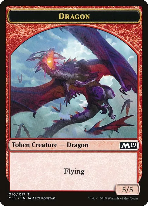 Dragon · Core Set 2019 Tokens 10/18