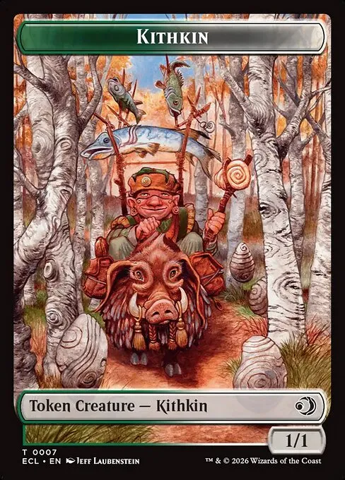 Kithkin · Lorwyn Eclipsed Tokens 7/13