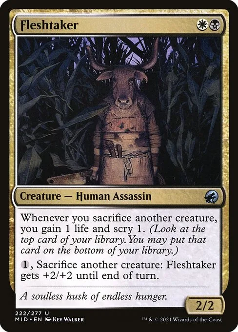 Fleshtaker · Innistrad: Midnight Hunt 222/399
