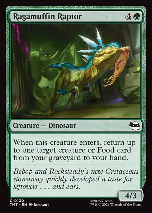 Ragamuffin Raptor · Teenage Mutant Ninja Turtles 130/320