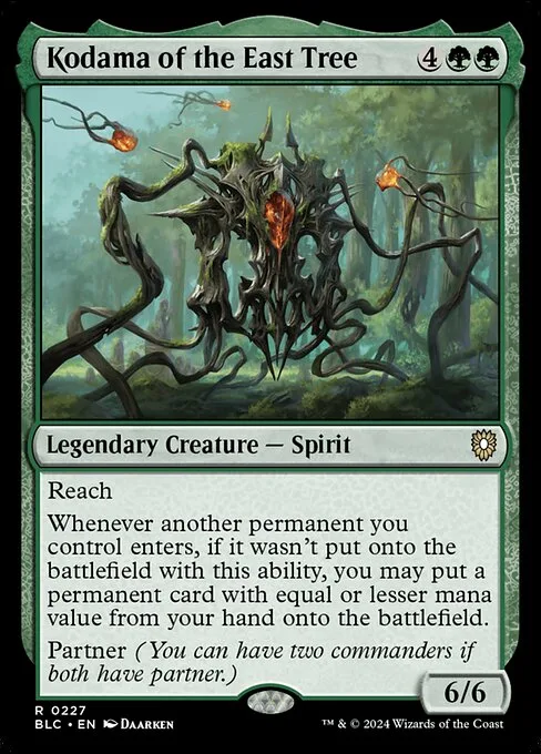 Kodama of the East Tree · Bloomburrow Commander 227/356