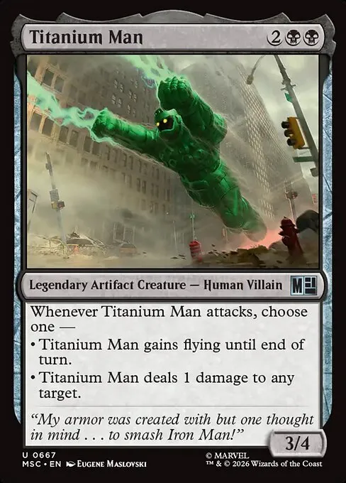 Titanium Man · Marvel Super Heroes Commander 667/9