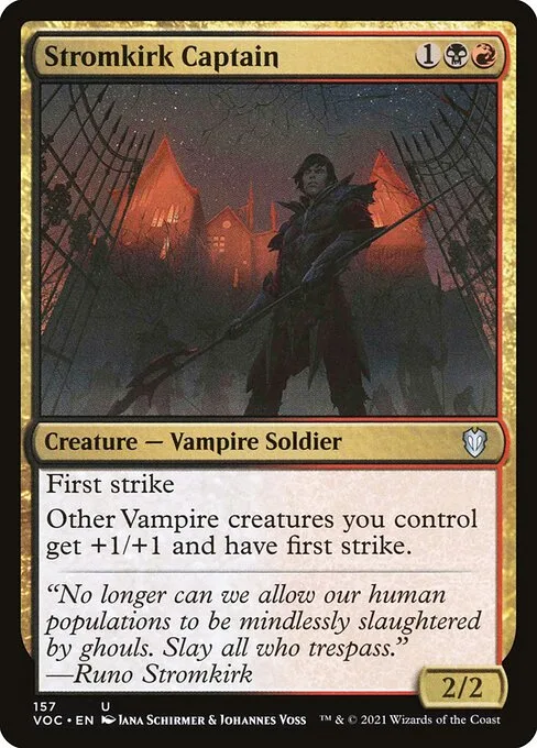 Stromkirk Captain · Crimson Vow Commander 157/188