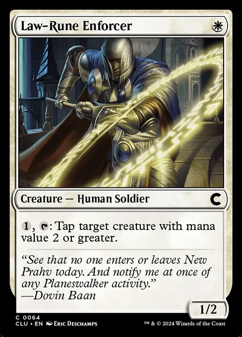 Law-Rune Enforcer · Ravnica: Clue Edition 64/284