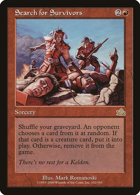 Search for Survivors · Prophecy 102/144