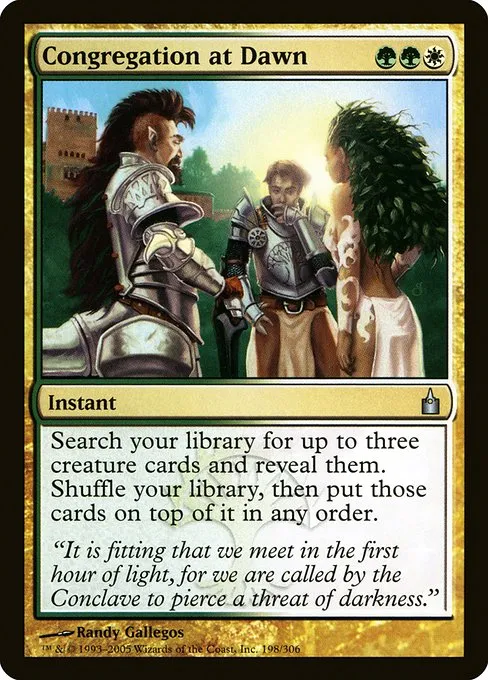 Congregation at Dawn · Ravnica: City of Guilds 198/306