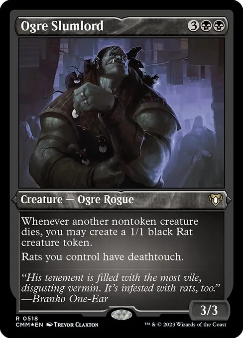 Ogre Slumlord · Commander Masters 518/1067