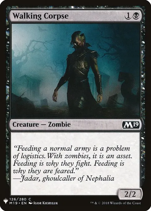 Walking Corpse · The List M19-126/5050