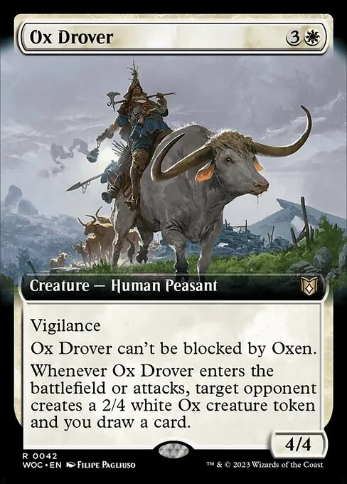 Ox Drover · Wilds of Eldraine Commander 42/173